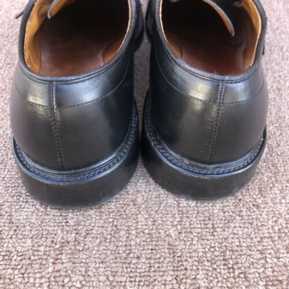 Allen Edmonds Shoes Mens Hillcrest Black Leather Bicycle Toe Dress Oxfords 9.5 D main image 5